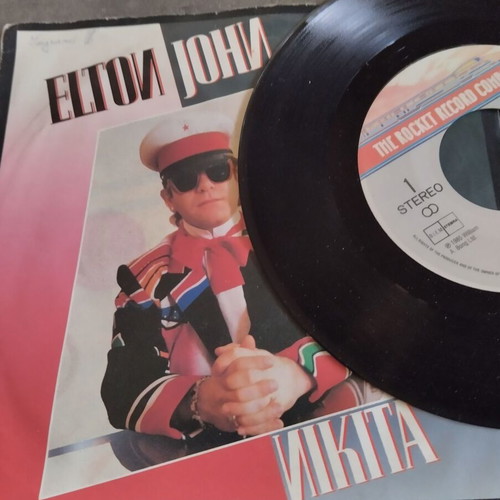 Elton John Nikita 7'' vinyl used, pop
