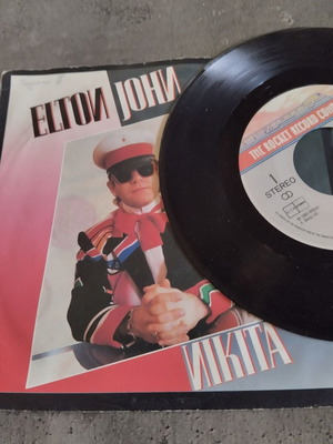 Elton John Nikita 7'' vinyl used, pop