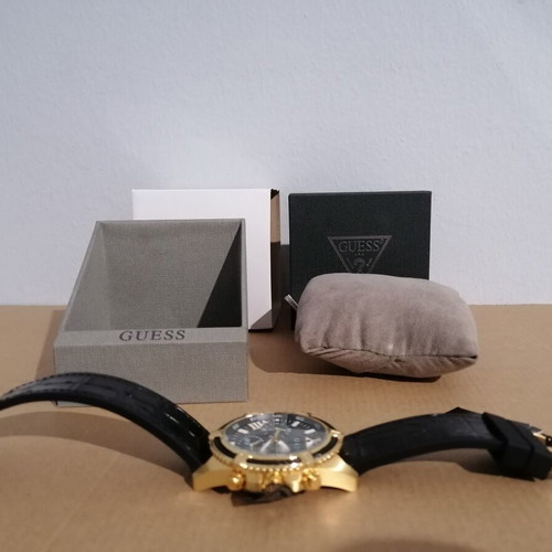 Guess Apex GW0053G3 men's watch new, gold stainless steel