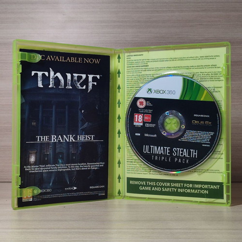 Ultimate Stealth Xbox 360 Triple Pack used, complete with 3 discs