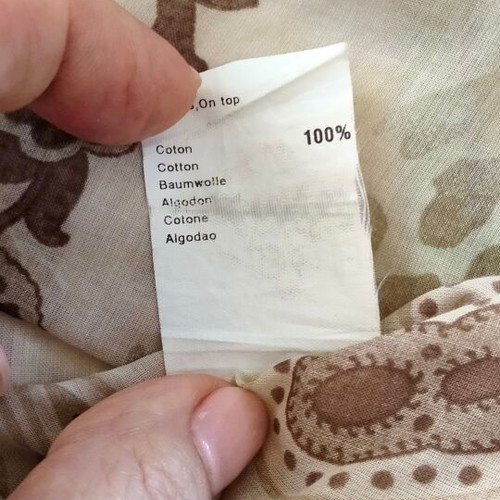 Ikks women's camisole like new, beige and brown paisley print