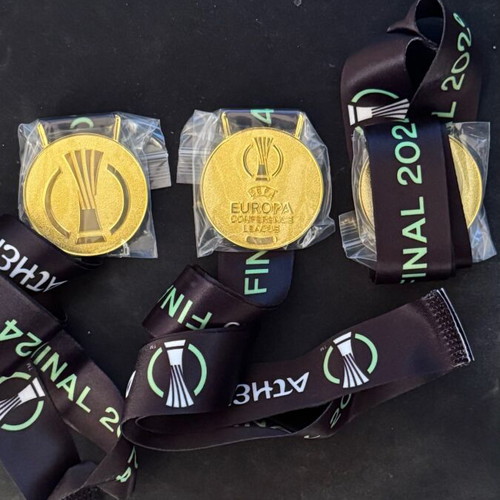Conference League 2024 replica medals, pack of 3, new