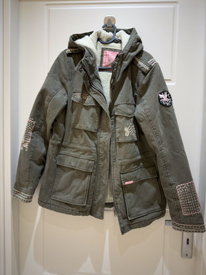 Superdry & Co jacket, green, slim fit, XL