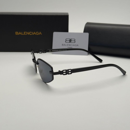 Balenciaga Rimless BB Edition Black Cat Eye Women's Sunglasses new