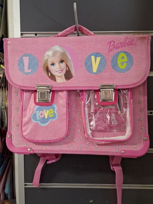 Τσάντα πλάτης τετράγωνη Barbie καινούργια με αξεσουάρ vintage
