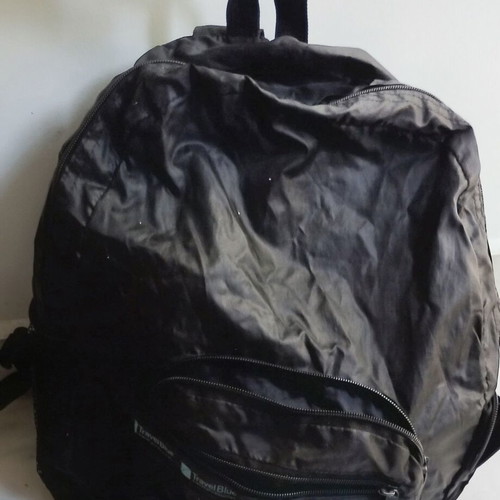 Travel Blue foldable backpack used, black, 15 liters