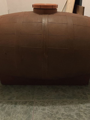 Plastic wine barrel 250lit