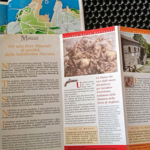Travel books used, Croatia & Valtiberina Musei maps and guides