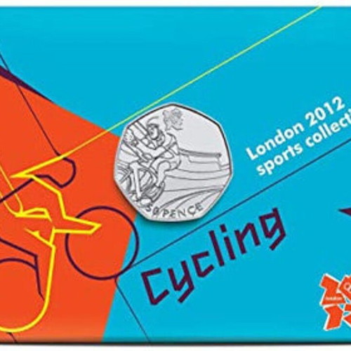 London 2012 Olympic Cyclist Collector Coin