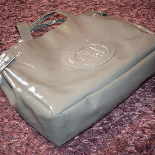 Armani Jeans nylon bag gray used