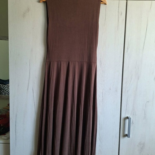 ZARA dress new, size L, brown, asymmetric length