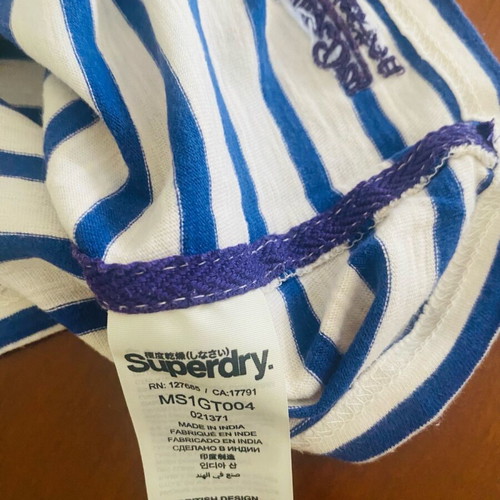 Superdry t-shirt marine like new, cotton, size M