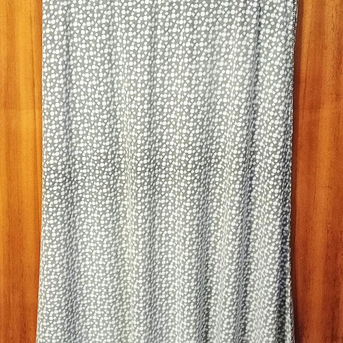 Volume One midi floral skirt, black and white, A-line