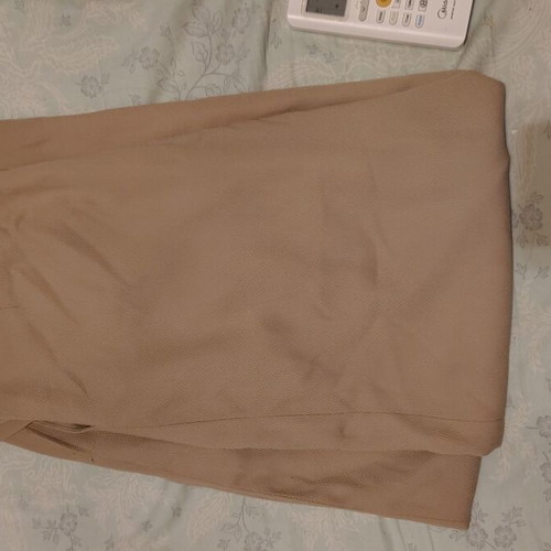 Beige office pants straight fit used, size S
