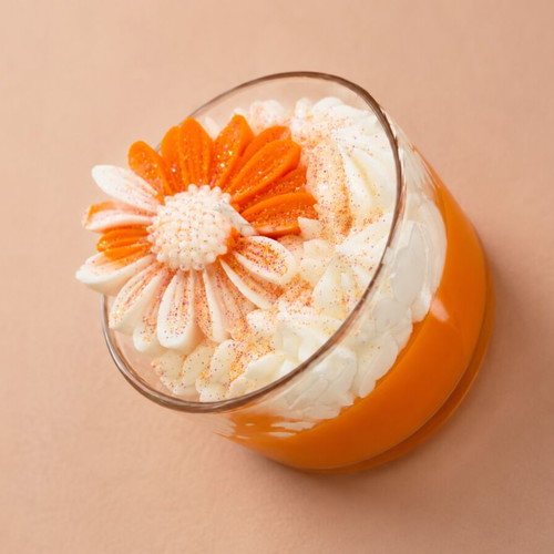 Handmade scented candle from soy wax like new