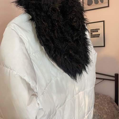 Puffer warm jacket Only used, size M, black and white