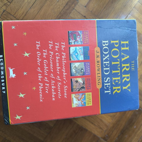 Harry Potter 1-5 boxed set, Bloomsbury classic edition 2004