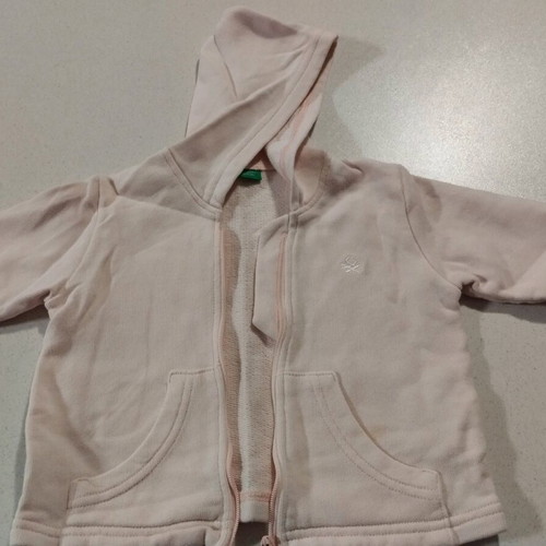 Benetton pink baby jacket like new for 9 months