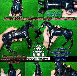 Zorro 2005 Giochi Preziosi toys tornado horse Το άλογο του Ζορό Αυθεντική Φιγούρα Horse action Figure