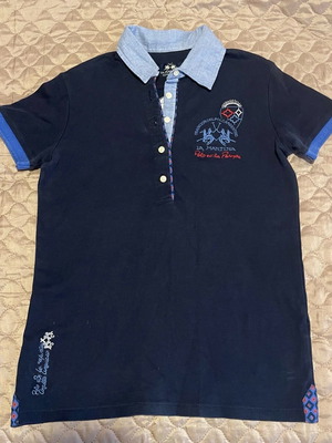 La Martina polo shirt like new, size M, blue