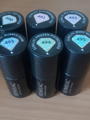 Semilac 6 UV gel βερνίκια 7 ml καινούργια