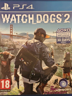 Watch Dogs 2 PS4 game like new