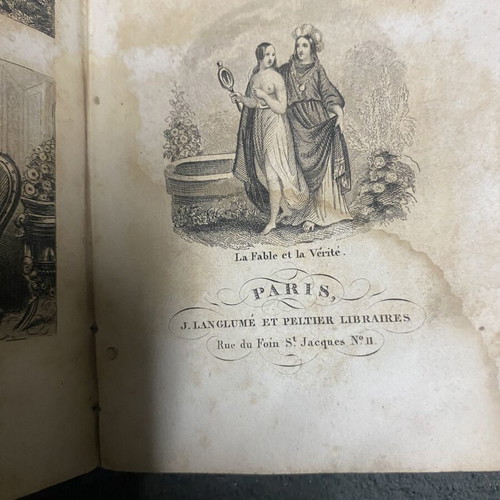 Fables de Florian 19th century edition used, Greek language