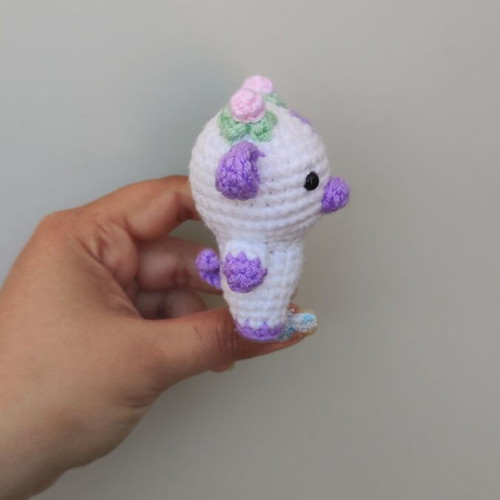Crocheted handmade plush cow made to order