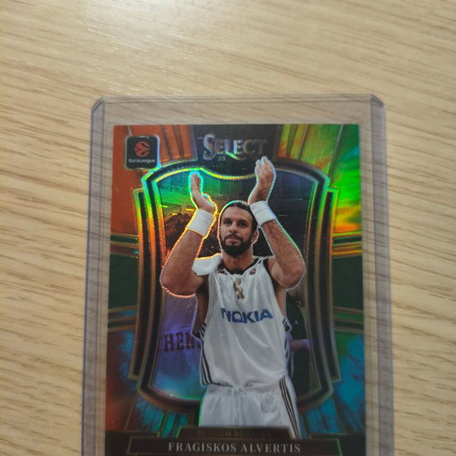 2025-26 Select EuroLeague Premier Level Tie-Dye Prizm Fragiskos Alvertis card new