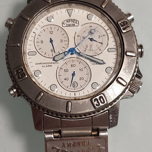 Camel men's quartz chronograph watch Divers 100m, 40mm