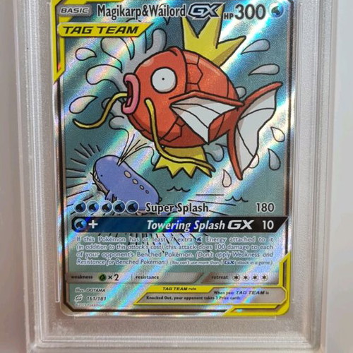 Magikarp & Wailord GX 2019 Sun & Moon Team Up Holo new