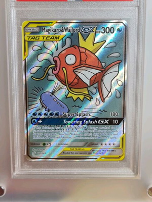 Magikarp & Wailord GX 2019 Sun & Moon Team Up Holo new