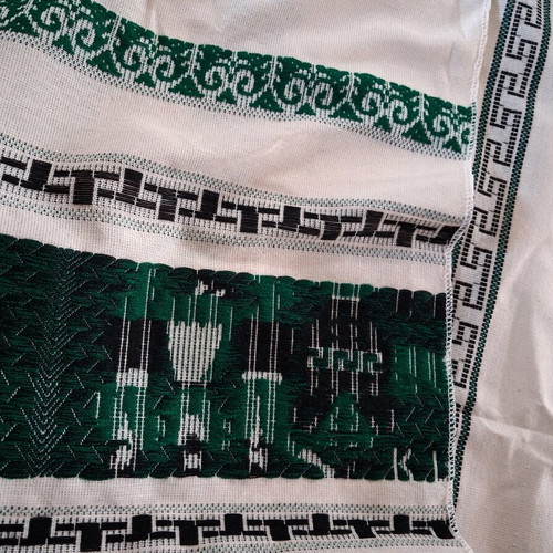 Cretan woven textile with traditional motifs, new