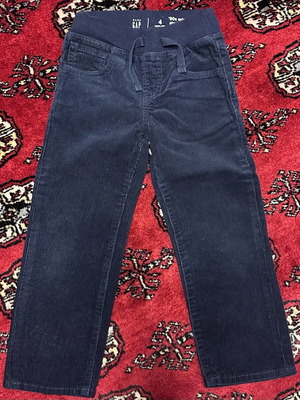 Gap corduroy pants for 4-year-old boy like new, blue
