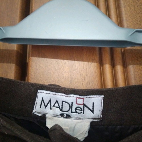 Suede safari jacket and mini skirt set MADLEN like new, brown, size 3/L