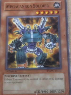 Megacannon Soldier Yu-Gi-Oh! card, English edition