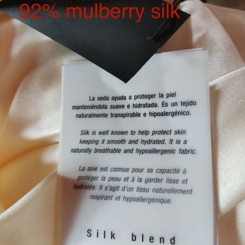 Zara silk lingerie dress Medium like new, 92% mulberry silk, white beige