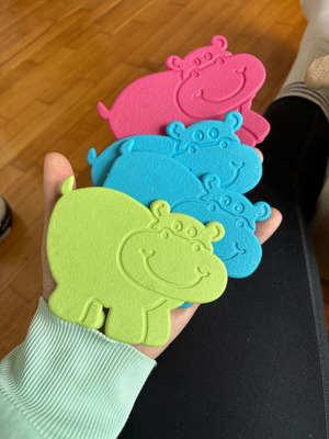Children's non-slip hippo toy like new
