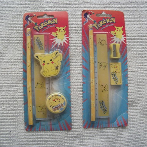 Pokemon Nintendo 1998 stationery like new, 2 sealed sets