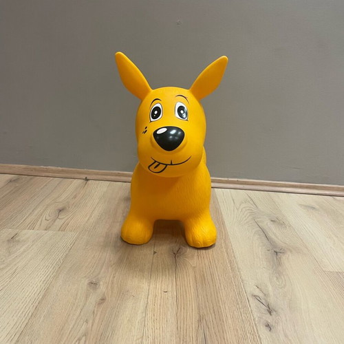 Inflatable balance dog like new