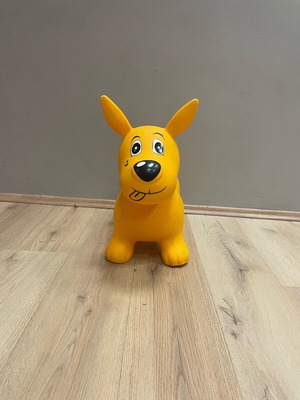 Inflatable balance dog like new