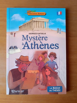 Mystère à Athènes book like new, French language