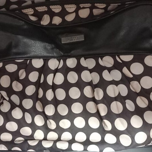 Changing bag used with minor wear on faux leather