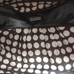 Changing bag used with minor wear on faux leather
