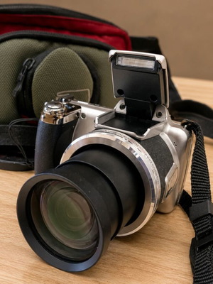 Olympus SP-810UZ superzoom camera like new with 3D and video