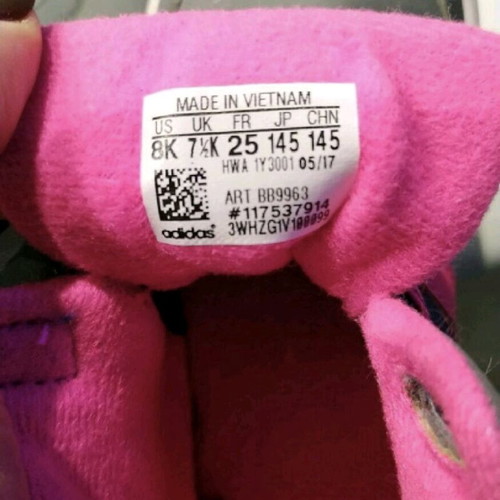 Adidas kids sneakers size 25 like new