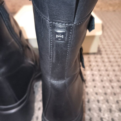 Högl leather biker boots, size 40, black