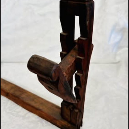 Antique handmade Cypriot tool used, 53x26x18cm