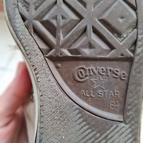 All Star Converse athletic shoes used, beige, size 39