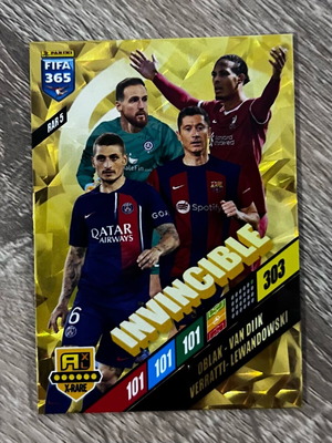 FIFA Adrenalyn 2024 Invincible card new